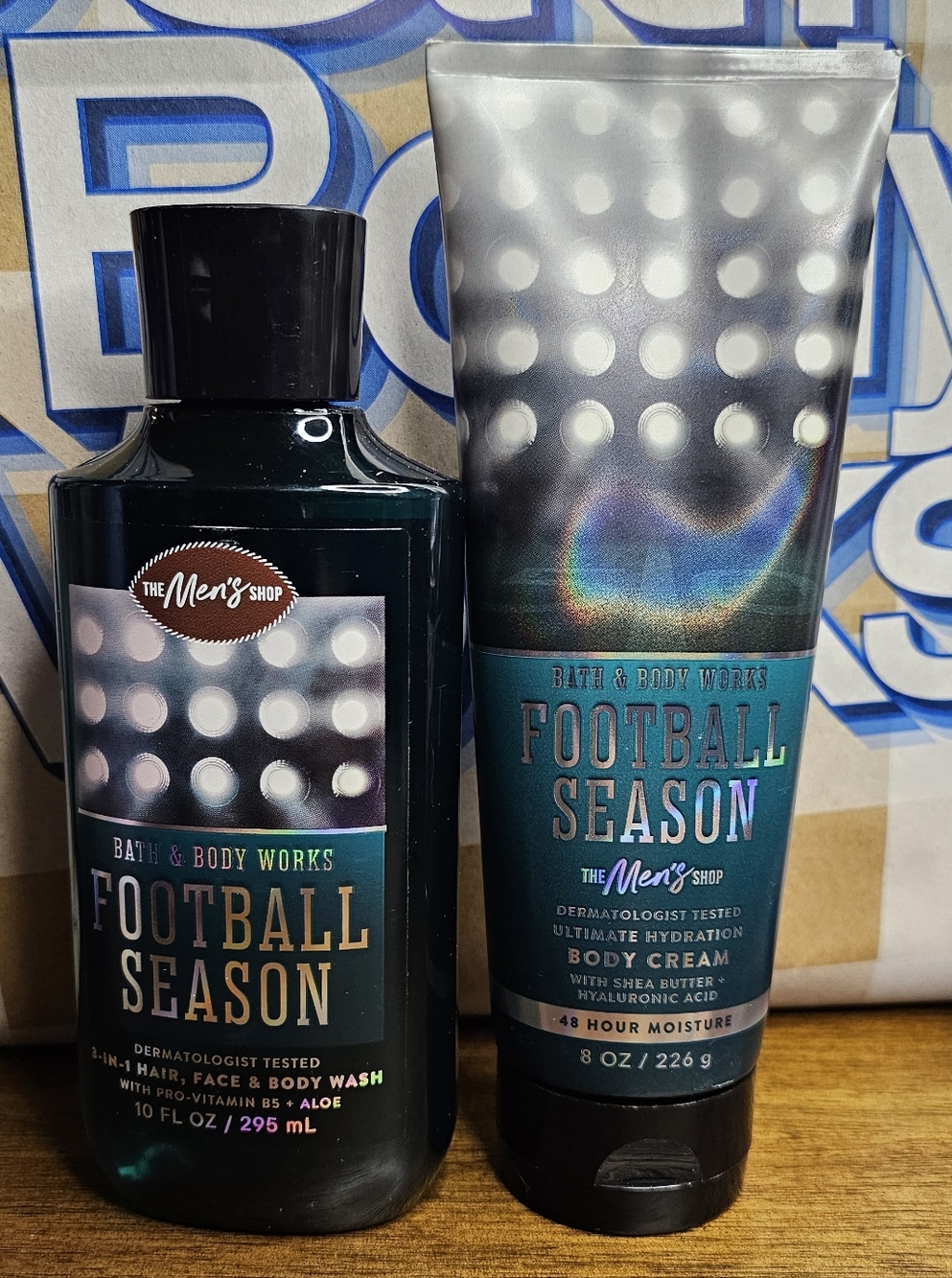 Bath & Body Works 2 Piece Body Care Set In FOOTBALL SEASON